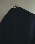 -SPECIAL- “Christian Dior” 2017 AW Navy double breasted A line long coat