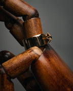“Chloé” 2010’s mesh ribbon gold ring