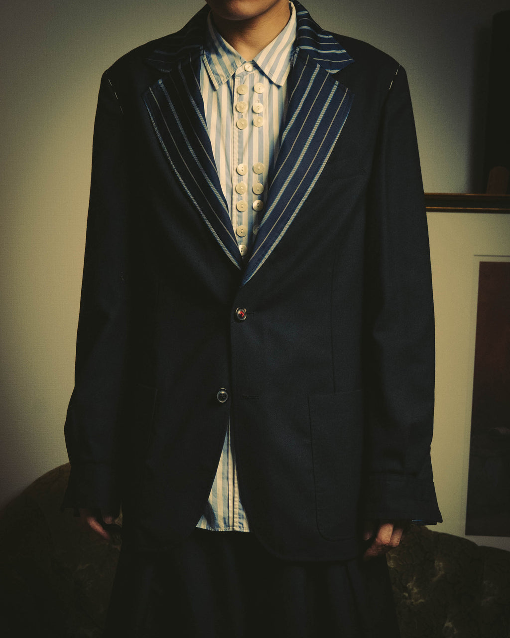 -SPECIAL- "Maison Margiela" 2021AW Reversible tailored blazer jacket