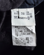 "HERMES" Gaultier period twisted sleeve cotton shirt