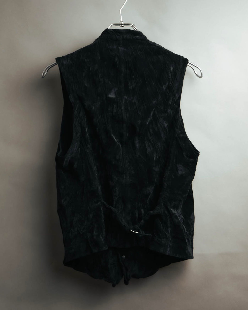 –SPECIAL– “ISSEY MIYAKE” 80’s-90’s crushed velvet utility vest