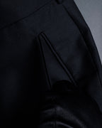 "YVES SAINT LAURENT" Strongly tailored shaped wool set up