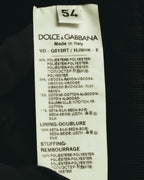 “DOLCE&GABBANA” Late 2010’s-early 2020’s Baroque jacquard belted robe coat
