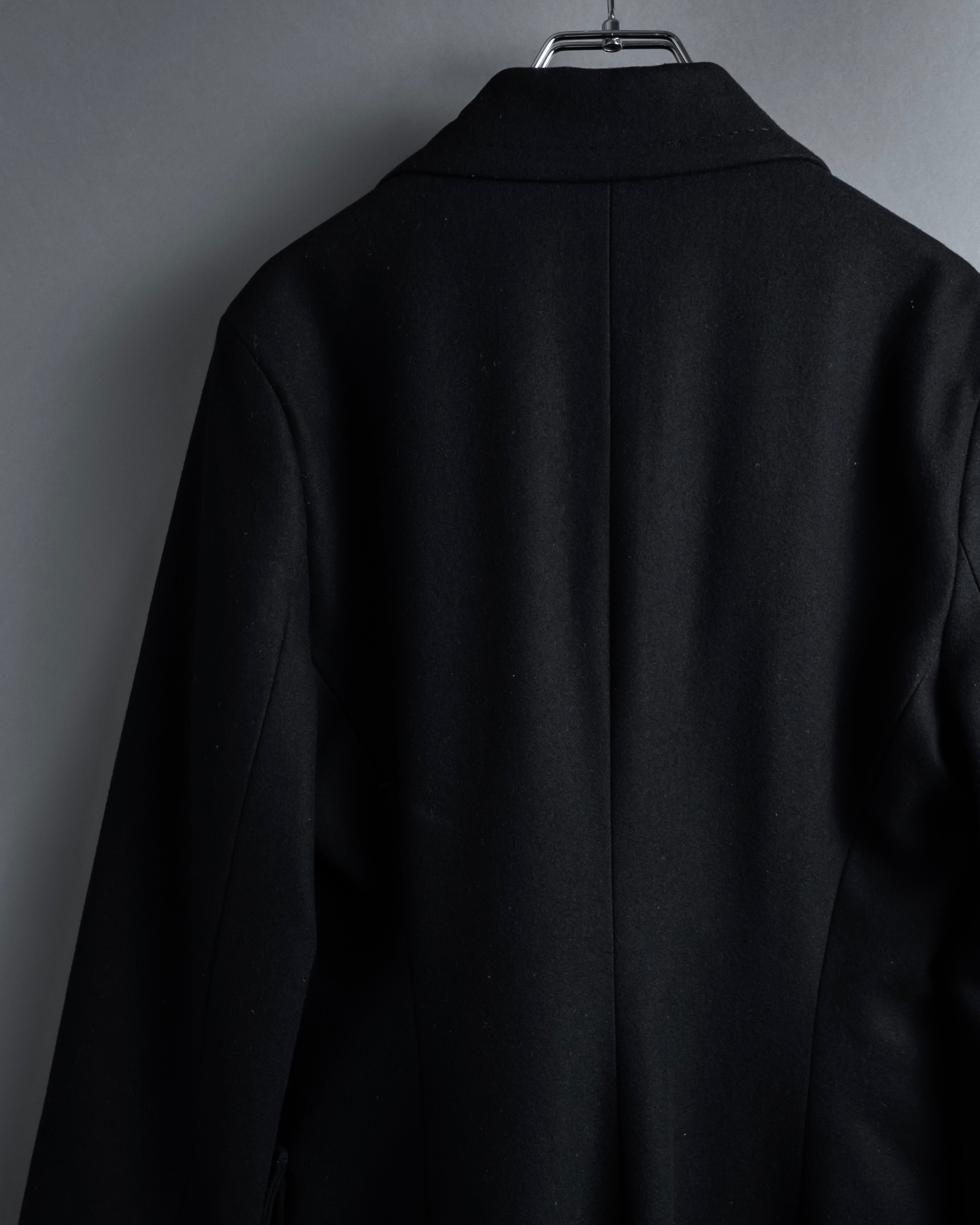 -SPECIAL- "CELINE" 1997-04's Michael Kors period minimal detail long chester coat