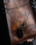 “Jean Paul Gautier” gargoyle printed hand bag