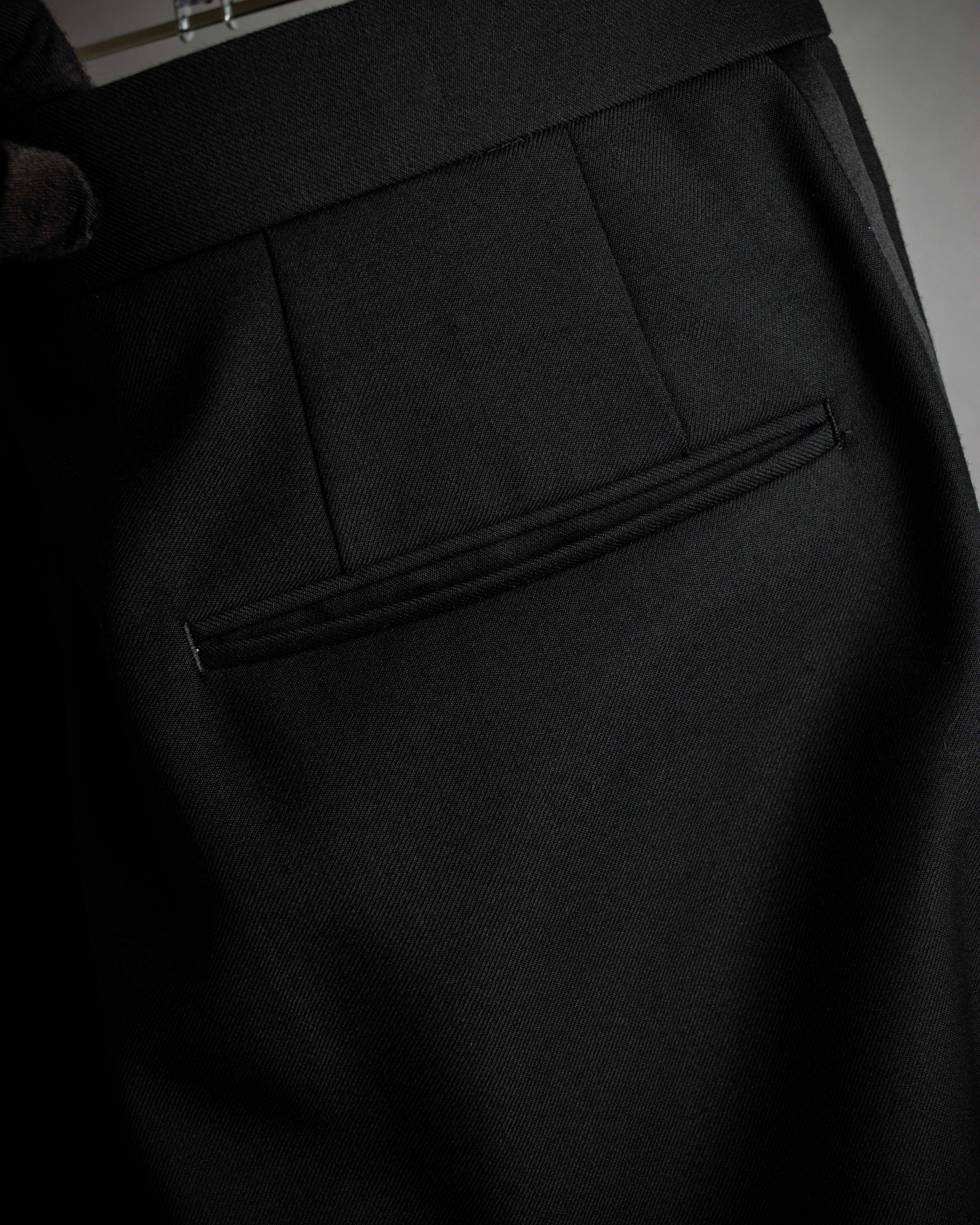 "CHRISTIAN DIOR MONSIEUR" Classical tailored Zegna base satin tuxedo set up