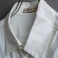 "BALENCIAGA" Gathered design box cut white shirt