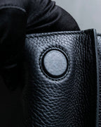 "GUCCI" Bamboo design grained leather 2way handbag