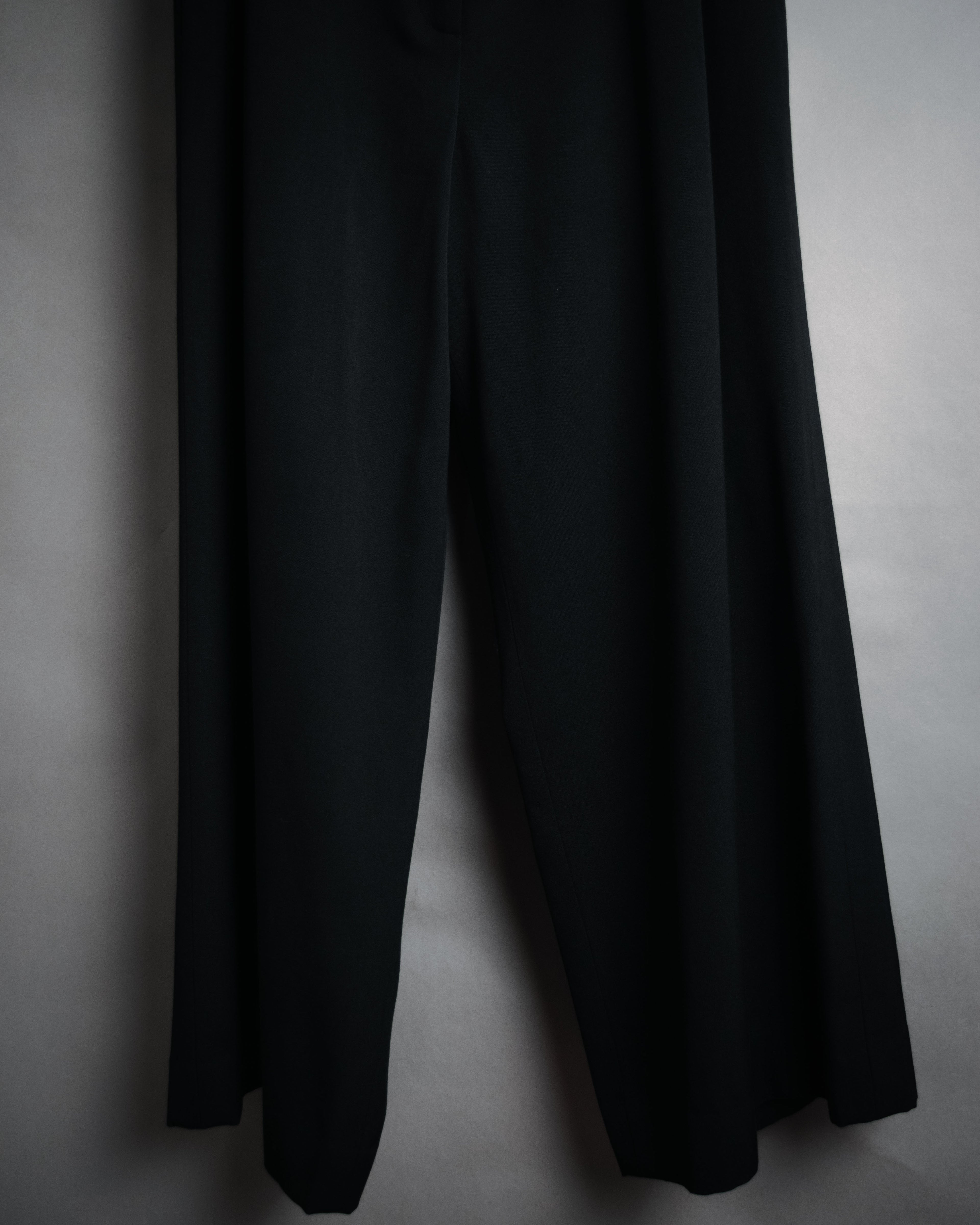 –SPECIAL– “CHANEL” 97AW Wide tuck trousers