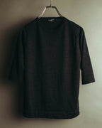 "Margaret Howell" 90's-00's Soft wool short sleeve knit top