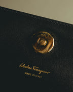 "Salvatore Ferragamo" 2010's Classic Gancini top handle shoulder bag