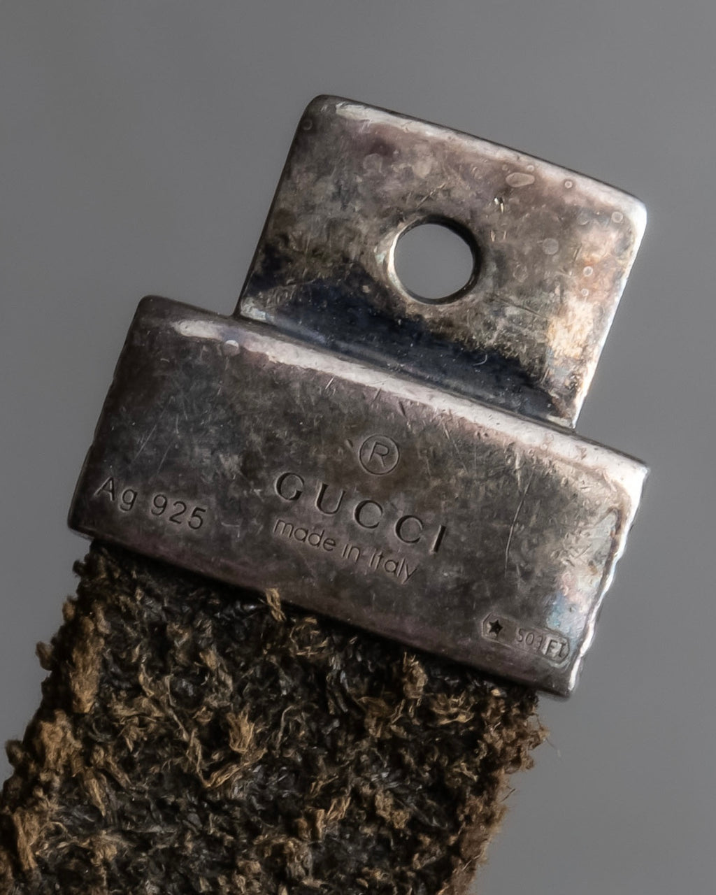 "GUCCI" Anger forest collection leather double wrap bracelet