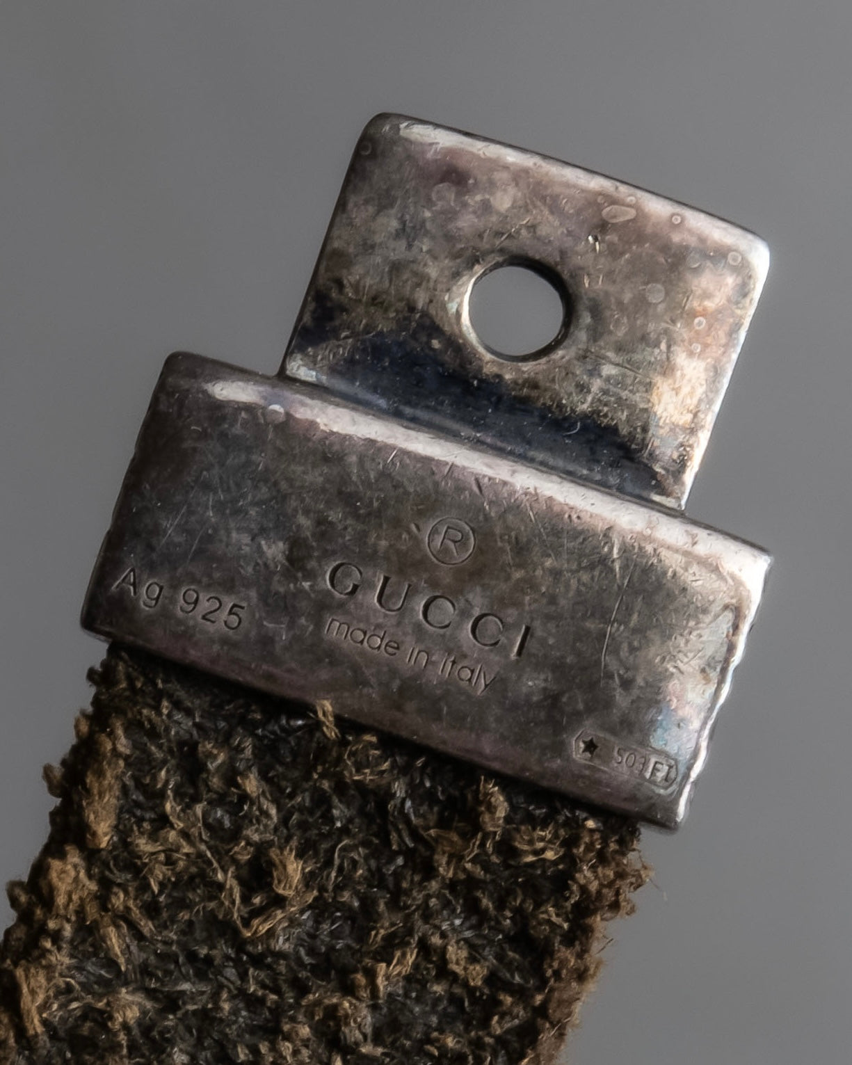 "GUCCI" Anger forest collection leather double wrap bracelet