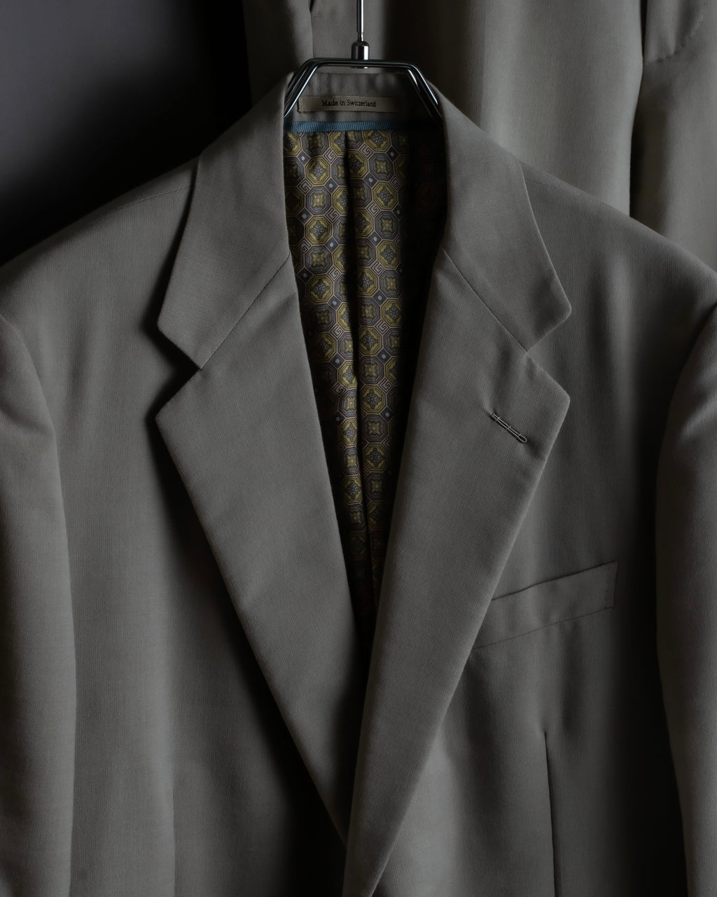 "GUCCI" 21SS Label attached single 2B tailored jacket setup