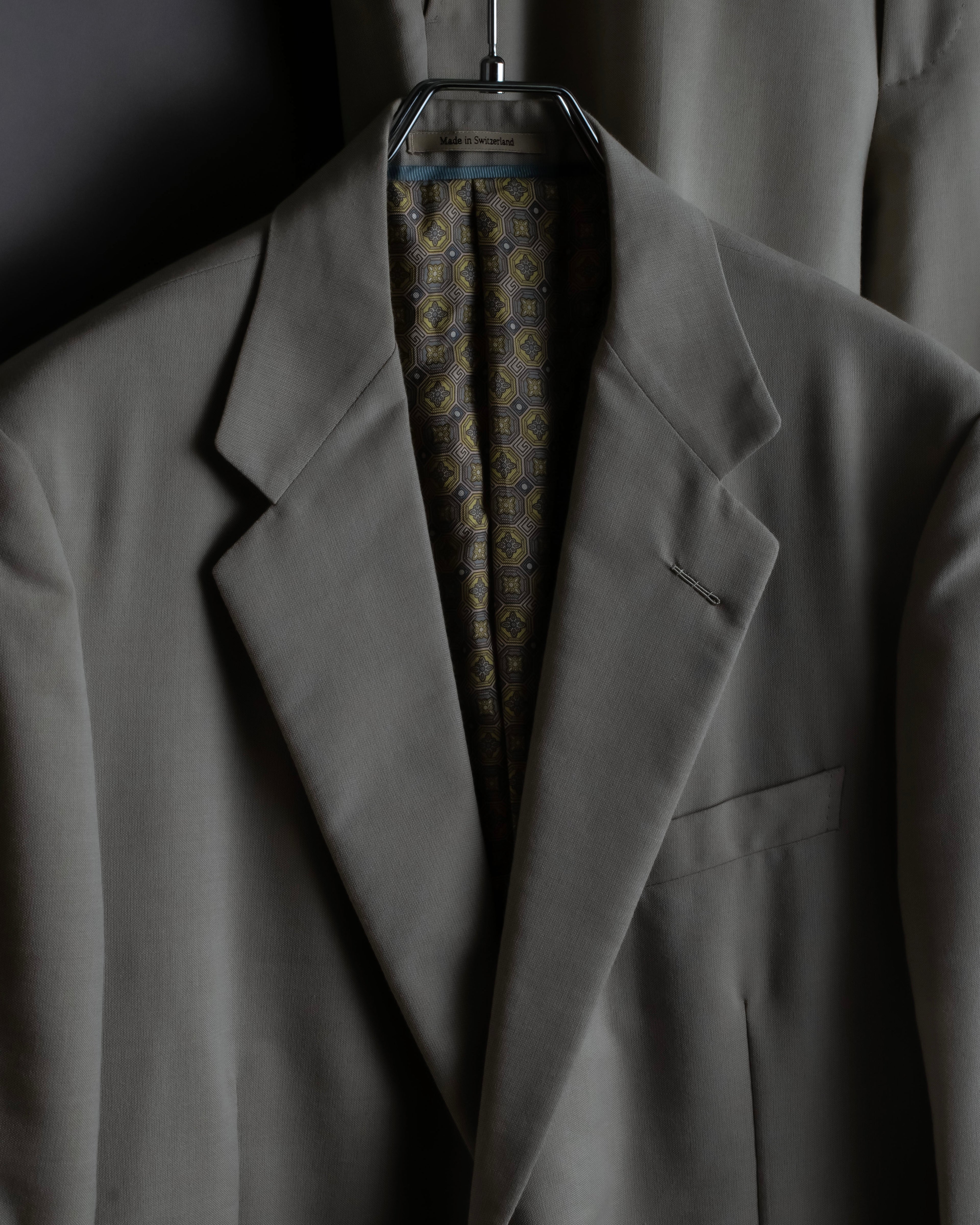 "GUCCI" 21SS Label attached single 2B tailored jacket setup