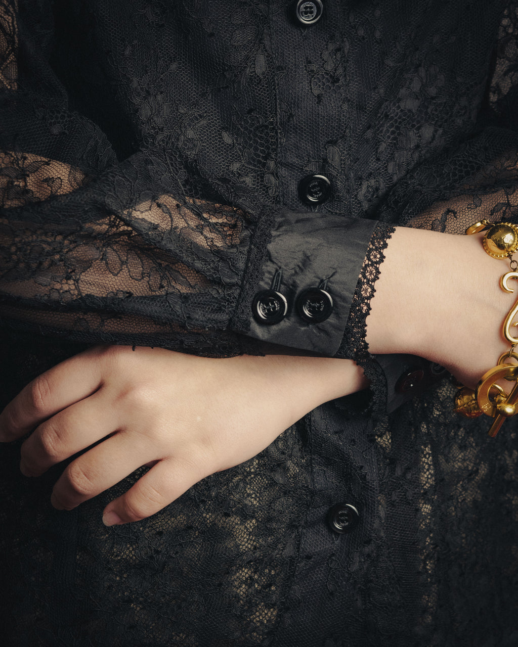 -SPECIAL- “GUCCI“ 2017-18 Fall winter lace bow blouse