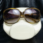 "Ferragamo" Gancini butterfly frame sunglasses