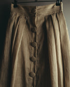 "DESTREE" 2020's Striped linen blend maxi skirt