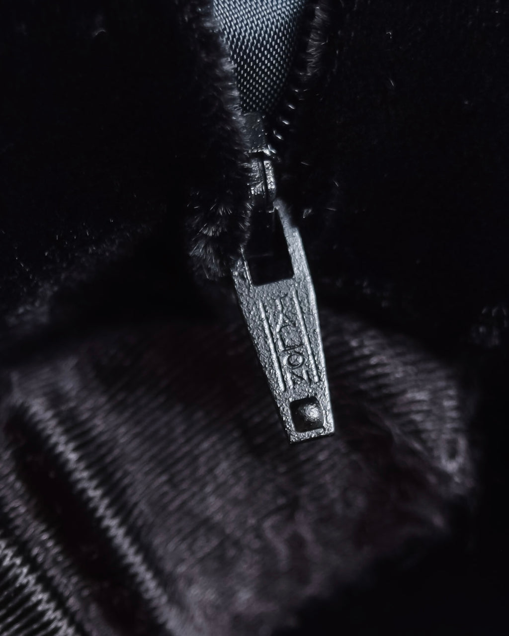 "CELINE" Pleated satin hem velvet flare skirt