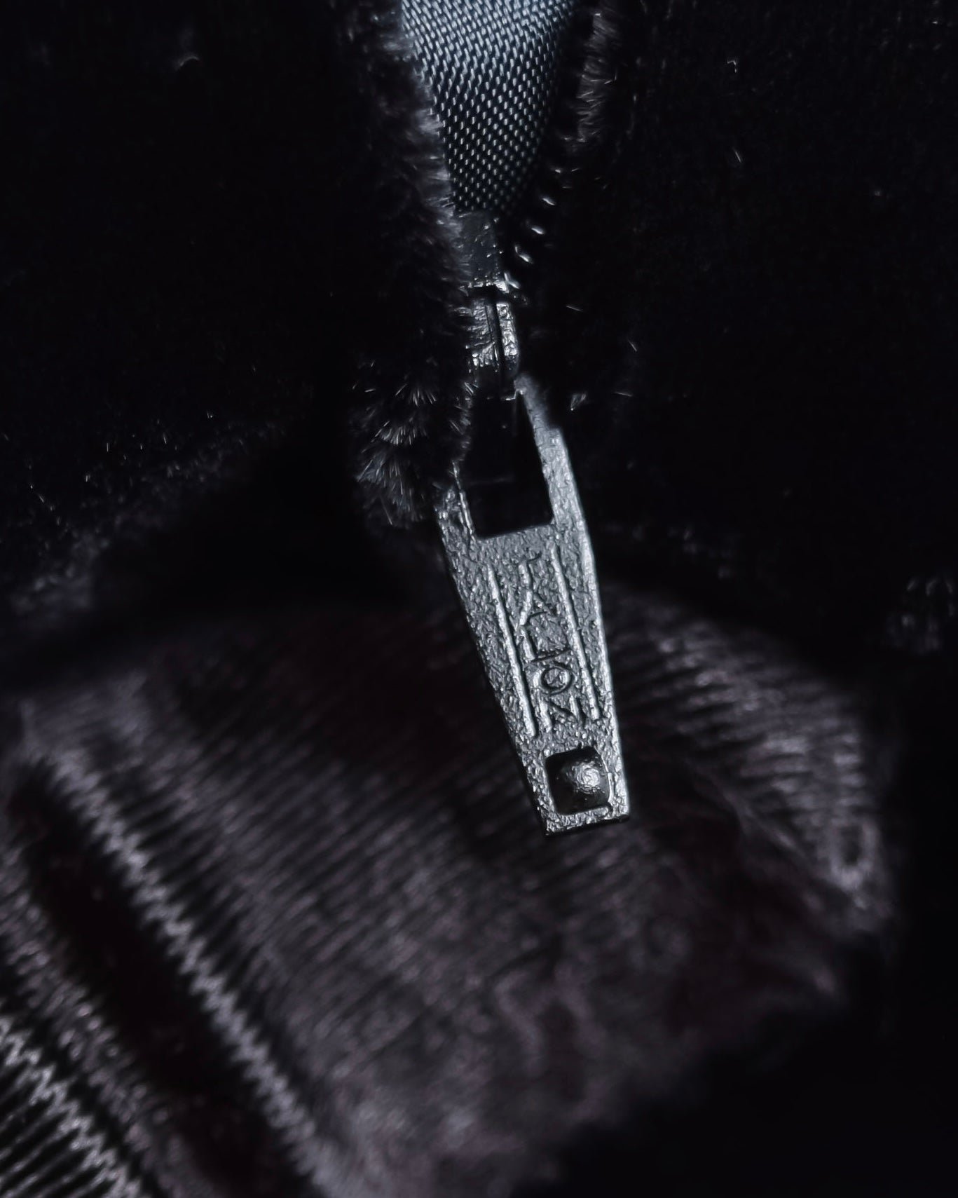 "CELINE" Pleated satin hem velvet flare skirt