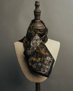 "Jean Paul Gaultier" 90's-00's Portrait jacquard silk necktie
