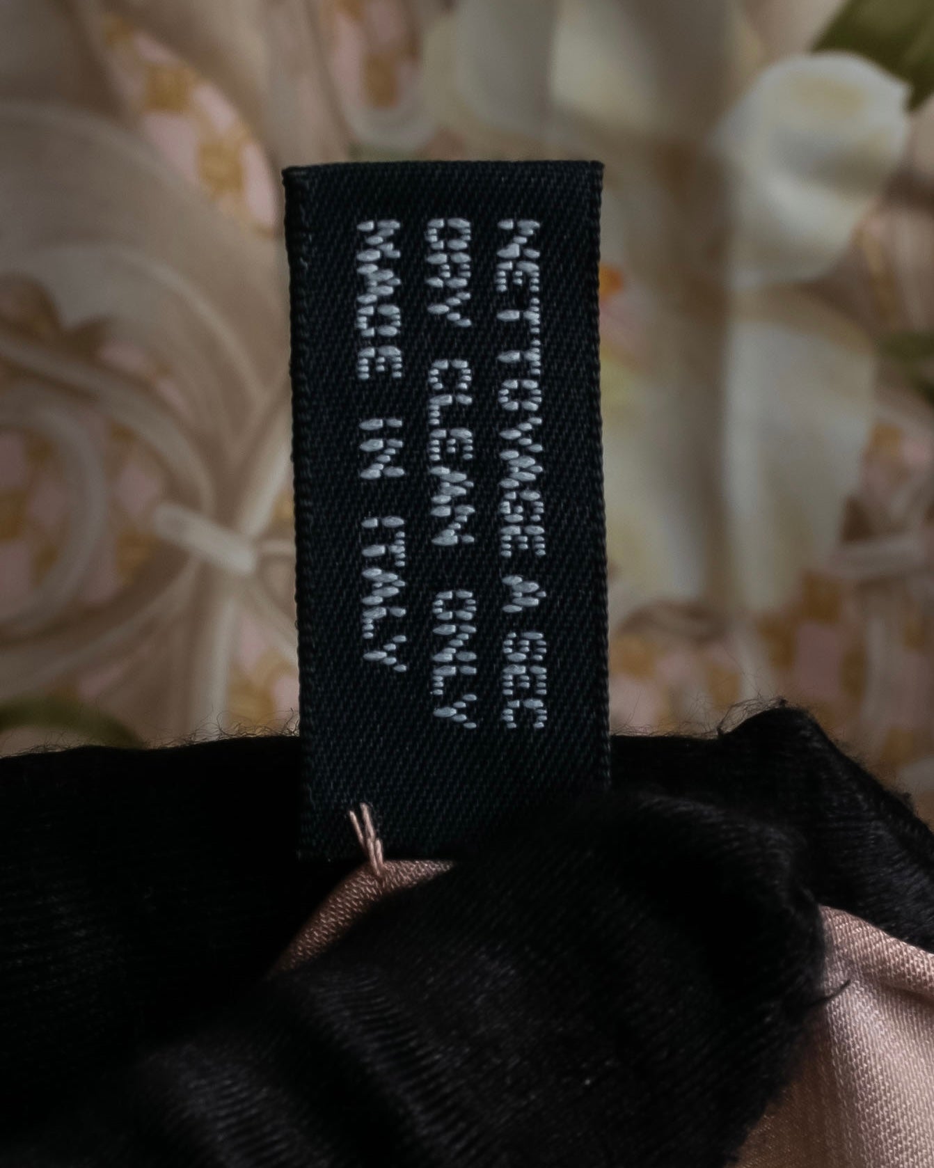 "Christian Dior" Geometric＆arabesque motif silk scarf