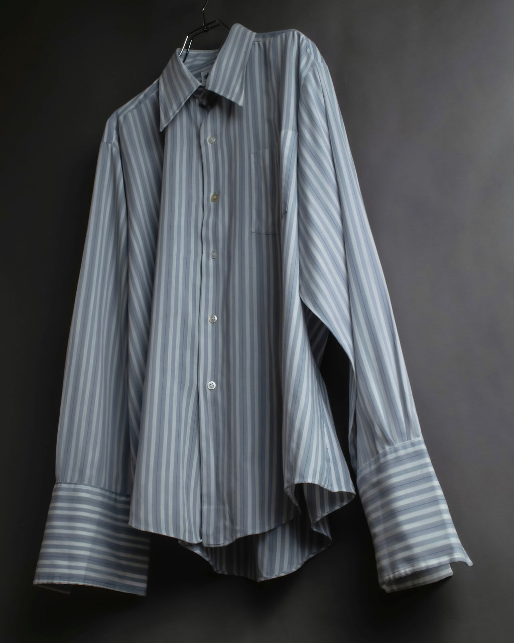 "Vintage multi-stripe pattern shirt"