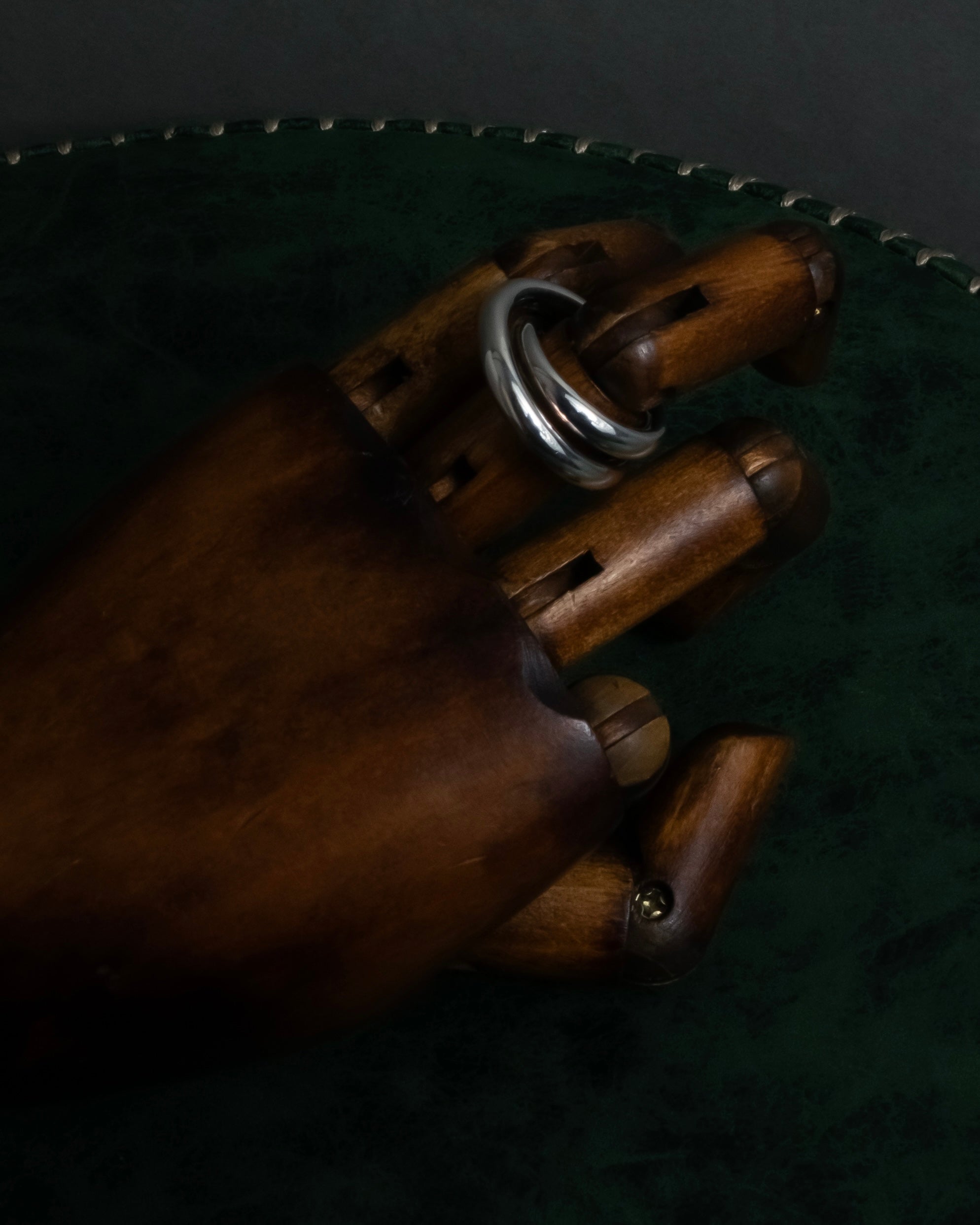 "HERMES" Vertige polished silver 925 ring