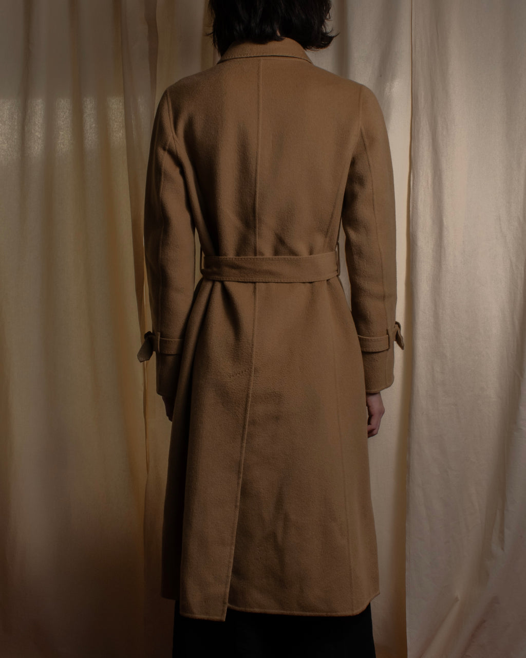 "Aquascutum" Traditional detail belted long trench coat