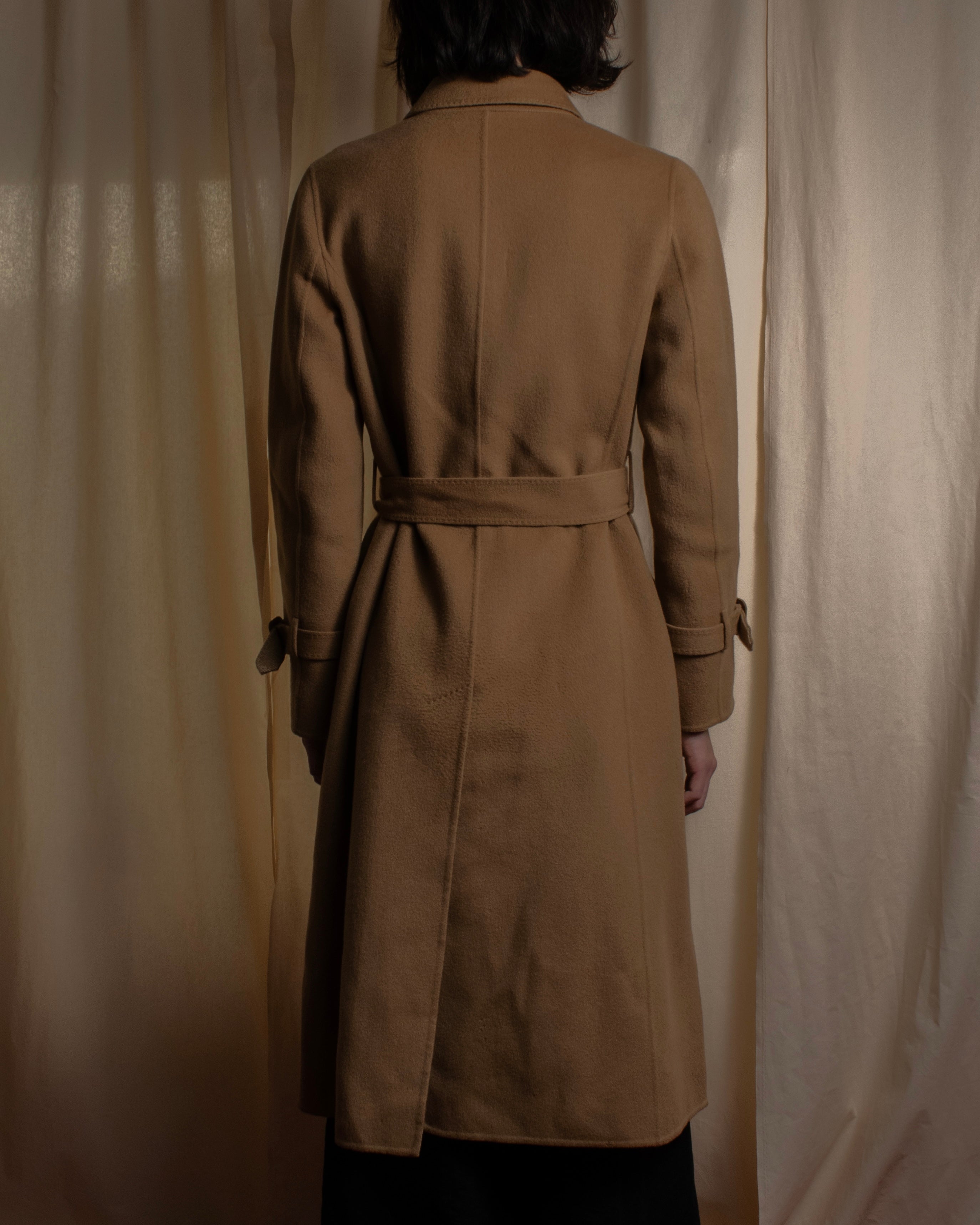 "Aquascutum" Traditional detail belted long trench coat