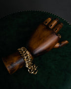 –SPECIAL– “Yves Saint Laurent” 90’s sculptural chain bracelet