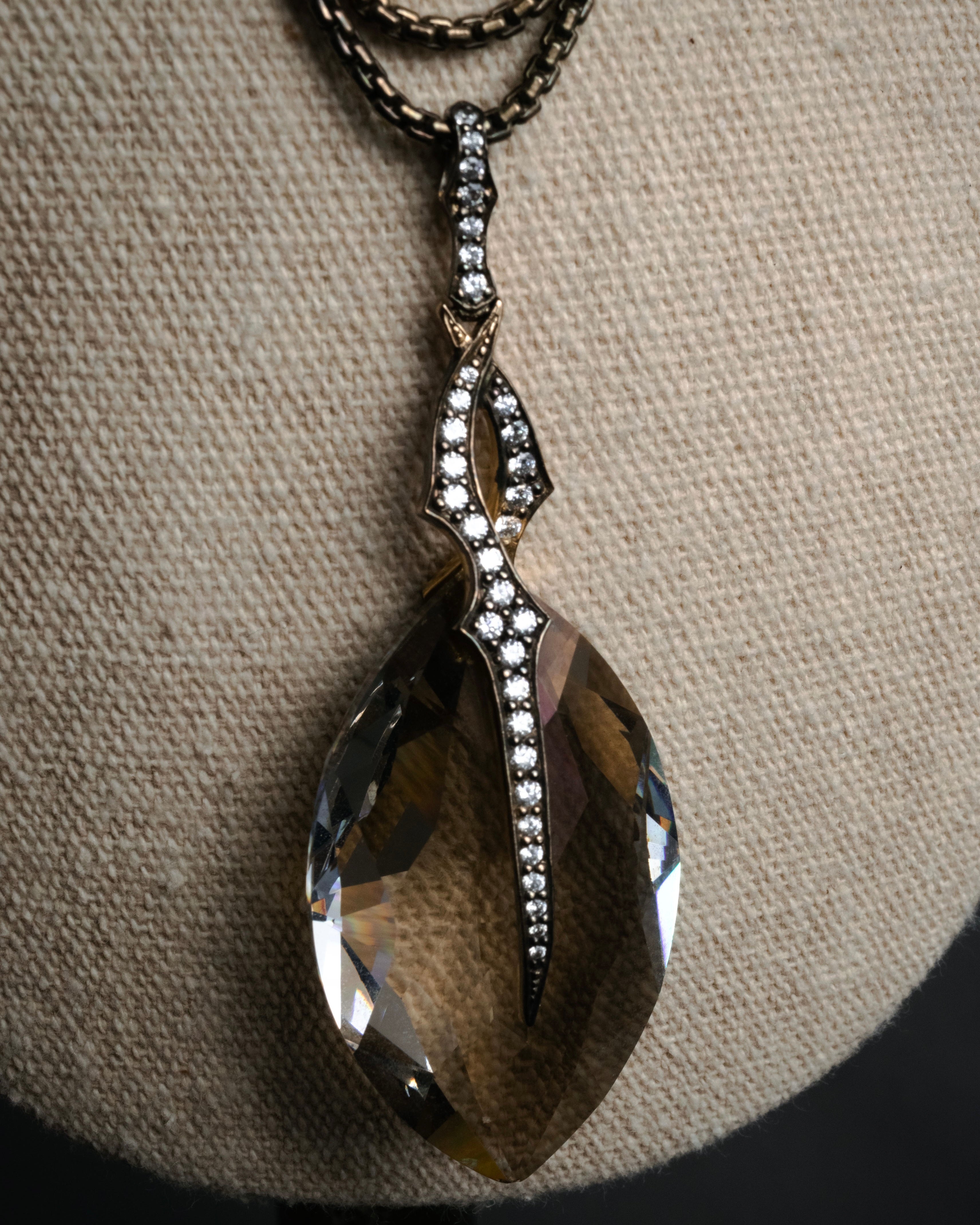 “Stephen Webster” 2000-2010 Crystal haze pendant necklace