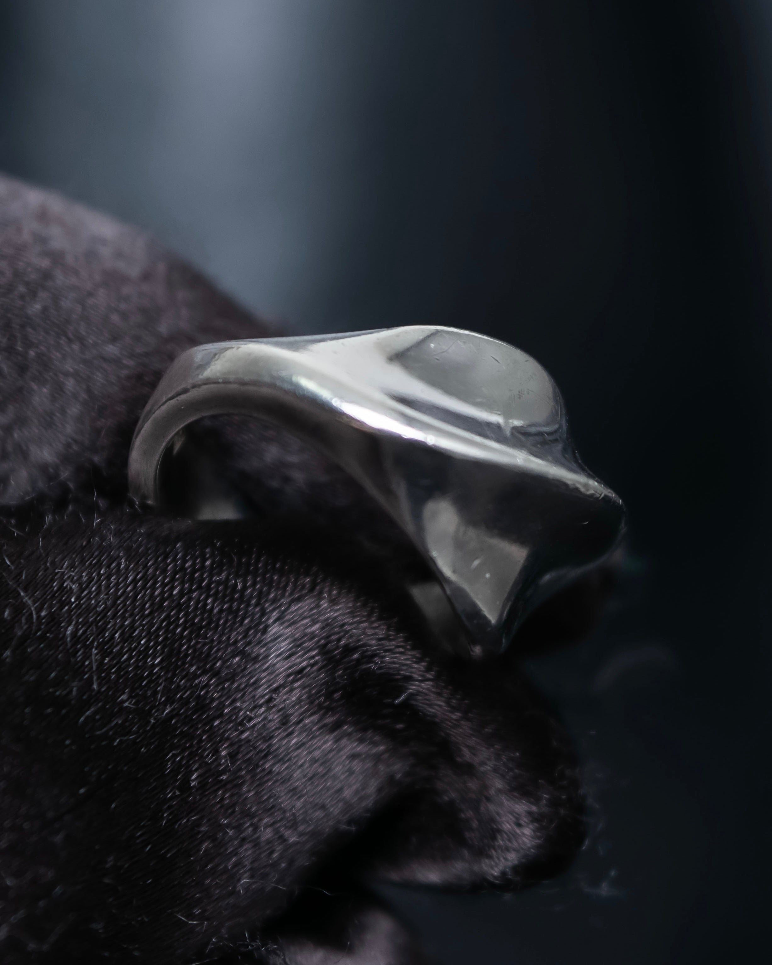 “Georg Jensen” Twisted shape silver ring