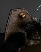 "HERMES" Gaultier period fringe design wrap skirt