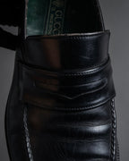 "GUCCI" 90’s classic leather penny loafers
