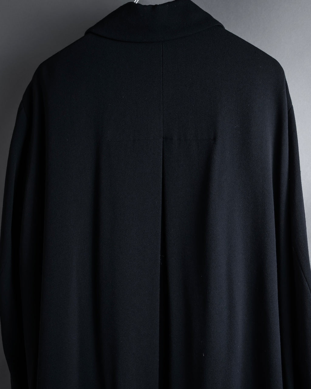 -SPECIAL- "Y's" 15AW Cape design panel oversized stand collar coat