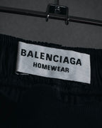 BALENCIAGA 2022春夏影子字母宽松休闲裤