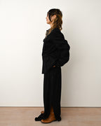 Ami alexandre mattiussi/ Work Detailed 4 Pockets Fly Front Jacket  Navy