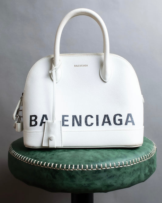 "BALENCIAGA" VILLE TOP HANDLE LEATHER HANDBAG