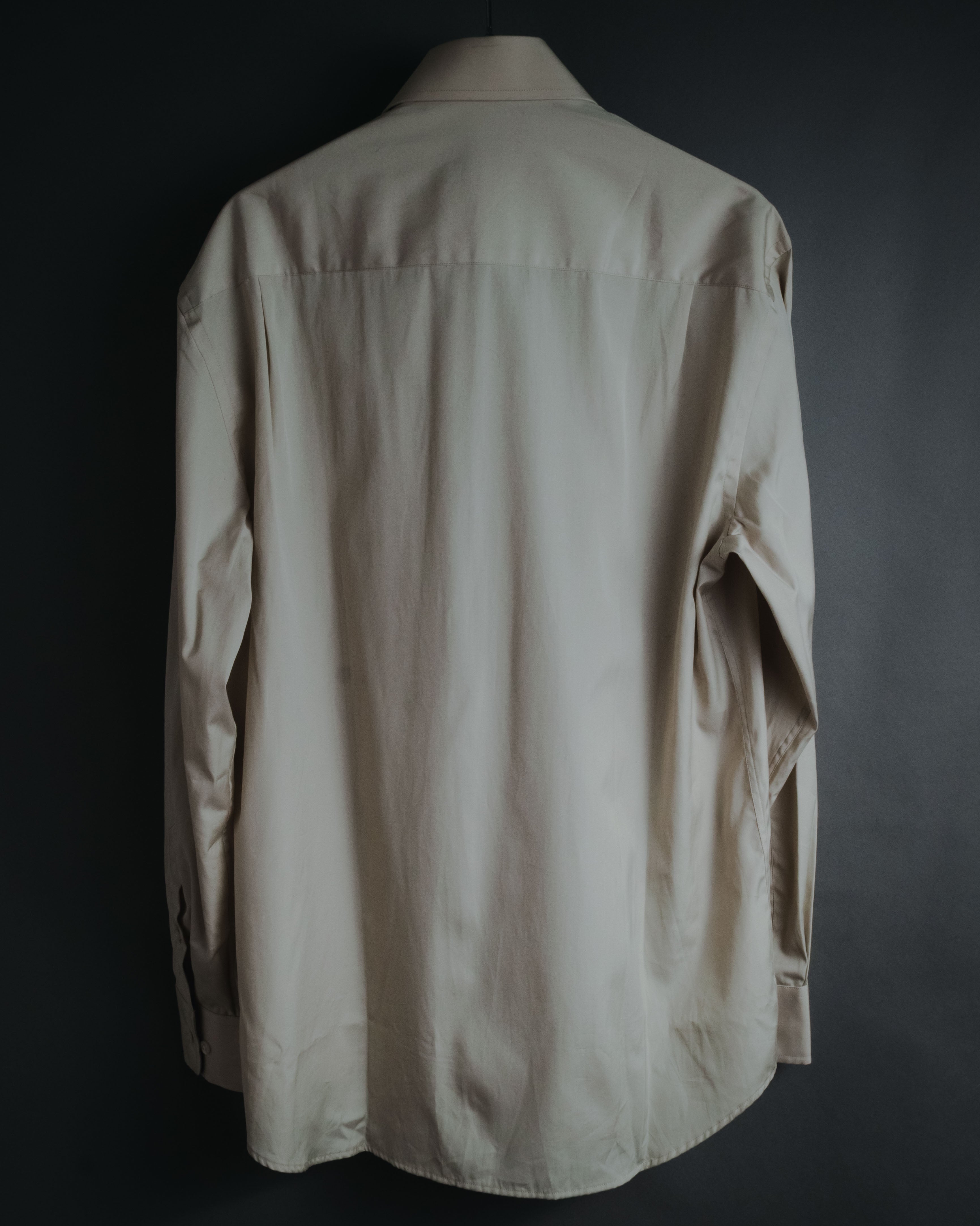 yves saint laurent dress shirt "Yves Saint Laurent" Late 90’s-early 00’s cotton broadcloth dress shirt