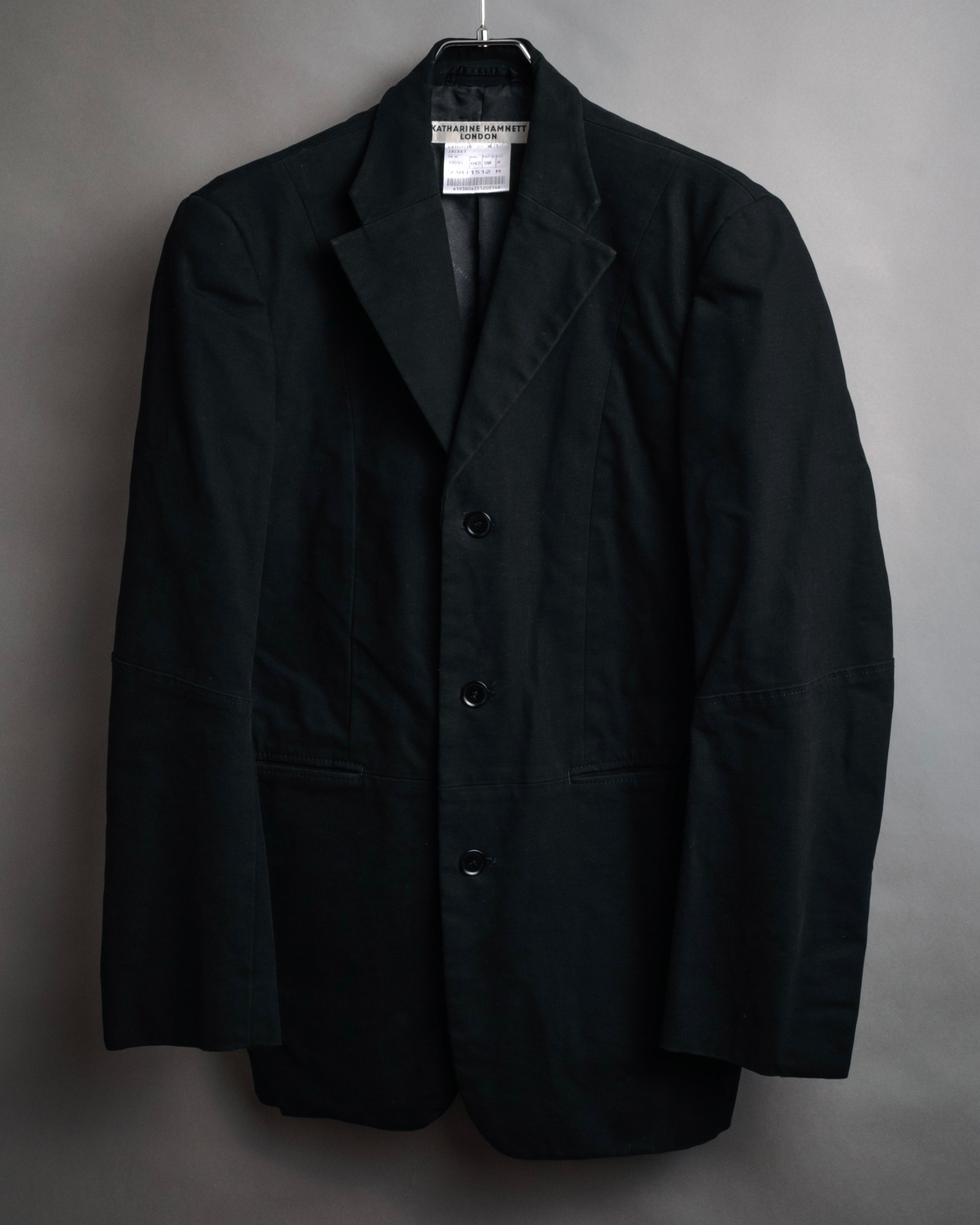 “KATHARINE HAMNETT LONDON”
1995-2005 Structured workwear tailored jacket