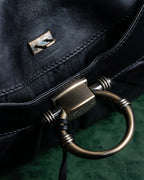 "Salvatore Ferragamo" Gancini motif leather one-handle bag