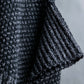 "DOLCE & GABBANA" Poncho silhouette waffle knit pullover