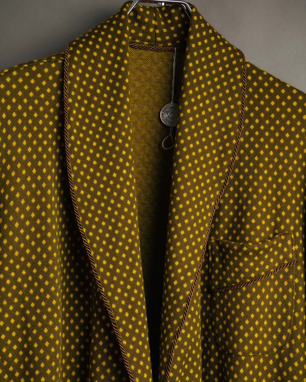 -MOOD Vintage Collections- 80’s Geometric pattern knit gown coat