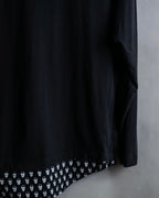 "John Galliano" Tie motif trompe l'oeil design pullover