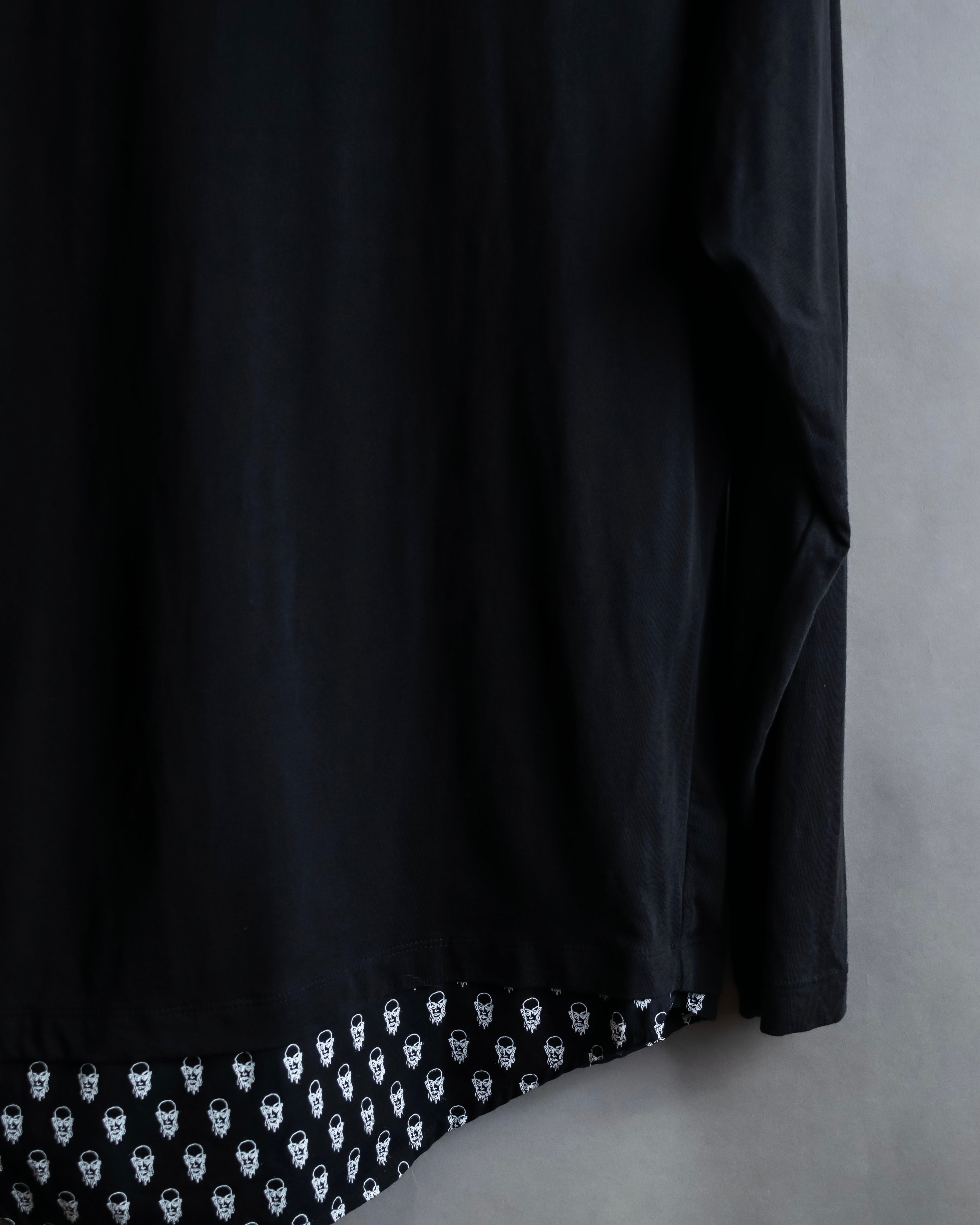 "John Galliano" Tie motif trompe l'oeil design pullover