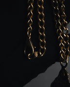 –SPECIAL– "CHANEL" 02SS Archival hammered-metal square medallion necklace