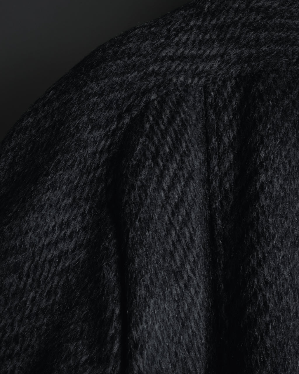 Abrigo de mezcla de mohair de doble botonadura de los años 90 de Christian Dior MONSIEUR