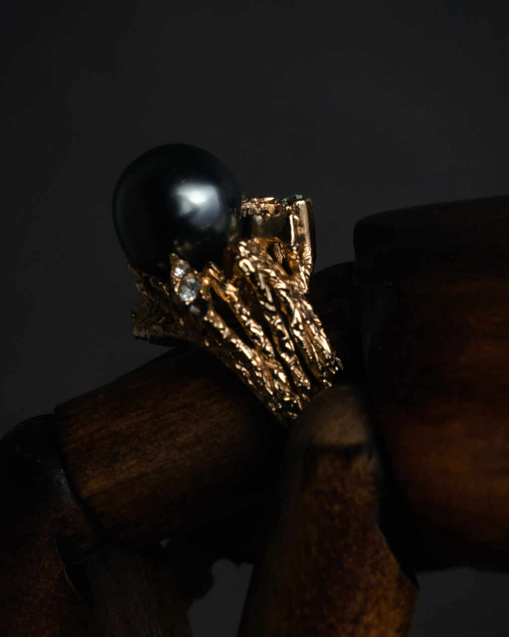 “Christian Dior” 60’s-70’s Organic pearl cluster ring