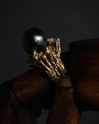 “Christian Dior” 60’s-70’s Organic pearl cluster ring